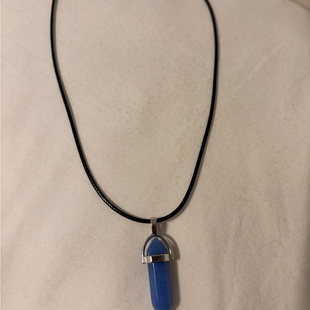 Blue Pendant Necklace
